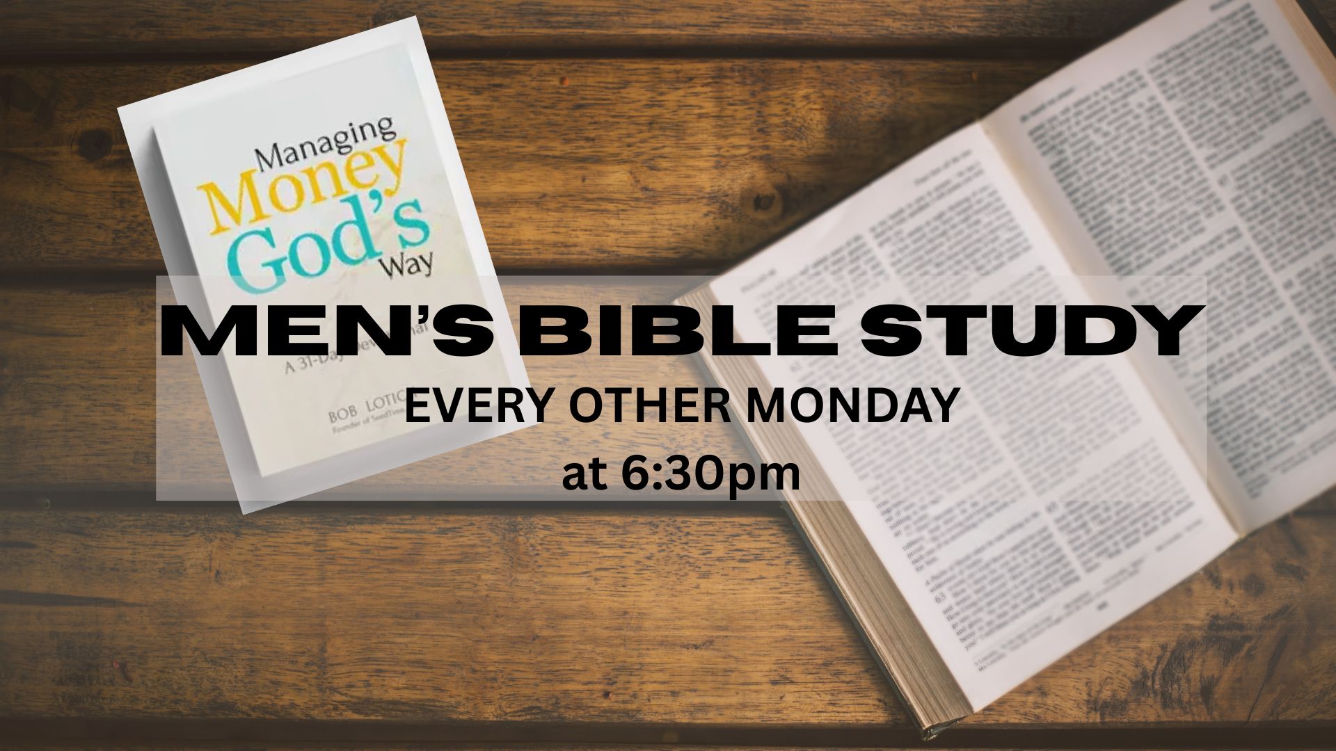 2026 MEN’S BIBLE STUDY