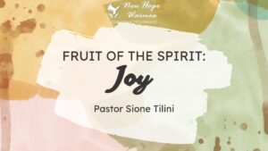 September 1, 2024 - Sunday Service - Pastor Sione Tilini